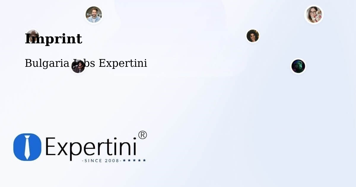 Imprint – Bulgaria - Bulgaria Jobs Expertini